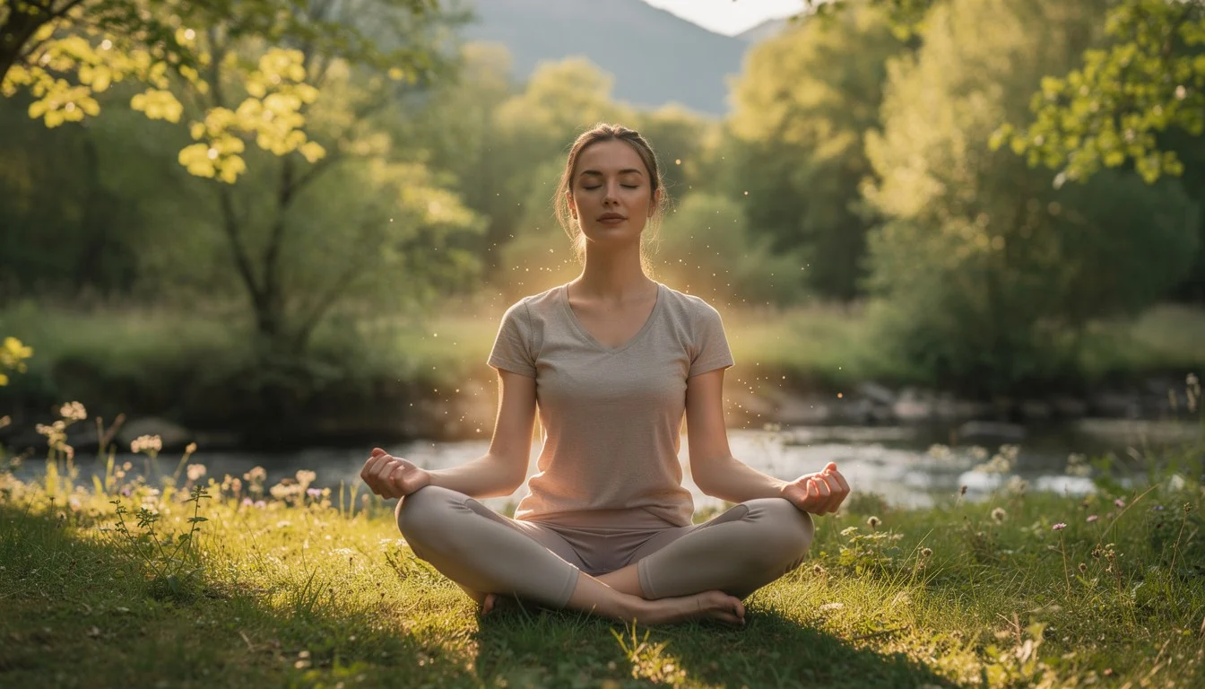 Peaceful outdoor setting promoting daily balance and calm